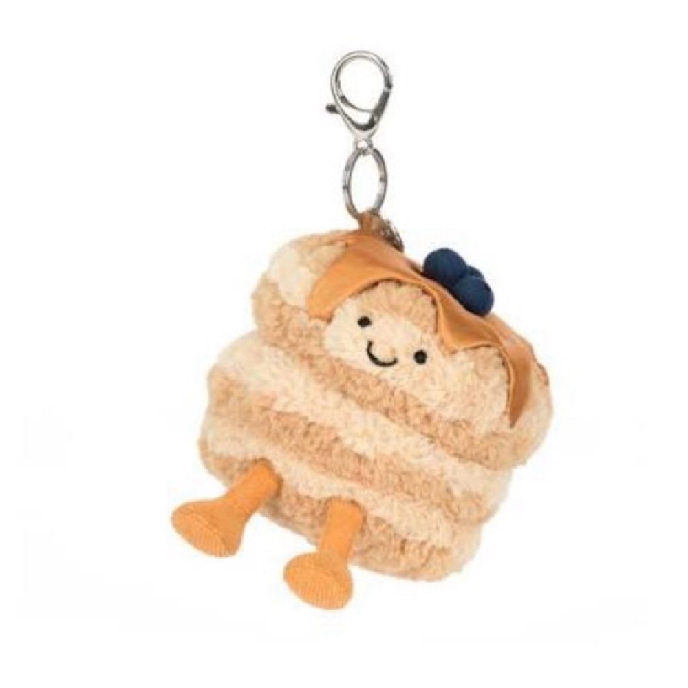 New Jellycat Fran Pancake Bag Charm